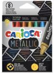 CARIOCA Creioane cerate Carioca Metallic, 8 buc/set