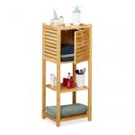 Relax Bambusz fürdőszoba polc, helytakarékos 4 polccal