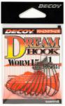 Decoy Carlige offset Decoy Worm 15 Dream Hook, Nr. 6, Negru, 9 buc/plic (807286)