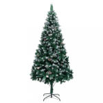 vidaXL Fenyőtobozokkal hóval 240 cm (321018)