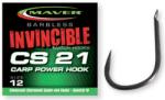 Maver Carlige Maver Invincible CS21 Carp Power, Nr. 14, negru, 10 buc/plic (G1006)