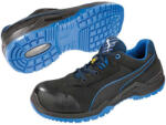 PUMA Argon Blue Low S3 ESD SRC Védőcipő Fekete/Kék - 46 (PUM-644220-46_S3) - megatool