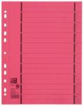 Oxford Separatoare carton manila, 250g/mp, 300 x 240mm, 100/set, OXFORD - rosu (OX-400004670)