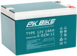 PK Bike Deep Cycle (ciklikus) 12V 14Ah VRLA elektromos kerékpár akkumulátor