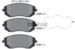 TEXTAR set placute frana, frana disc TEXTAR 2386501 (2386501)