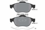 TEXTAR set placute frana, frana disc TEXTAR Q+ 2453601 (2453601)