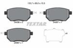 TEXTAR set placute frana, frana disc TEXTAR 2405601 (2405601)