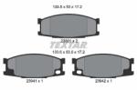 TEXTAR set placute frana, frana disc TEXTAR 2350101 (2350101)