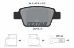 TEXTAR set placute frana, frana disc TEXTAR Q+ 2371401 (2371401)