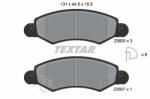 TEXTAR set placute frana, frana disc TEXTAR Q+ 2360501 (2360501)