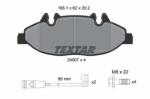 TEXTAR set placute frana, frana disc TEXTAR Q+ 2400701 (2400701)
