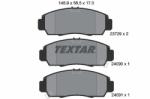 TEXTAR set placute frana, frana disc TEXTAR 2372901 (2372901)