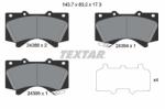 TEXTAR set placute frana, frana disc TEXTAR 2438601 (2438601)