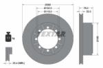 TEXTAR Disc frana TEXTAR 93117600 (93117600) - automobilus