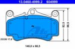 ATE set placute frana, frana disc ATE 13.0460-4999.2 (13.0460-4999.2)