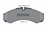 TEXTAR set placute frana, frana disc TEXTAR Q+ 2912111 (2912111)