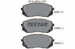 TEXTAR set placute frana, frana disc TEXTAR Q+ 2450101 (2450101)