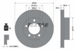 TEXTAR Disc frana TEXTAR PRO 92228603 (92228603)
