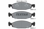 TEXTAR set placute frana, frana disc TEXTAR Q+ 2363101 (2363101)