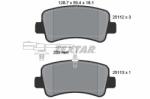 TEXTAR set placute frana, frana disc TEXTAR Q+ 2511201 (2511201)