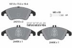 TEXTAR set placute frana, frana disc TEXTAR Q+ 2431001 (2431001)