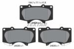 TEXTAR set placute frana, frana disc TEXTAR 2402401 (2402401)