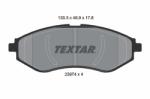 TEXTAR set placute frana, frana disc TEXTAR Q+ 2397401 (2397401)