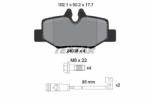 TEXTAR set placute frana, frana disc TEXTAR Q+ 2400801 (2400801)