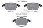 TEXTAR set placute frana, frana disc TEXTAR Q+ 2358701 (2358701)
