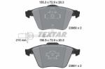 TEXTAR set placute frana, frana disc TEXTAR Q+ 2395001 (2395001)