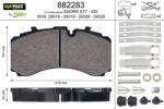 VALEO set placute frana, frana disc VALEO 882283 (882283)