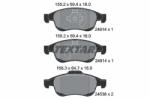 TEXTAR set placute frana, frana disc TEXTAR Q+ 2491401 (2491401)
