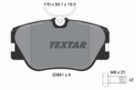TEXTAR set placute frana, frana disc TEXTAR Q+ 2094102 (2094102)
