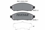 TEXTAR set placute frana, frana disc TEXTAR 2422701 (2422701)