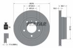 TEXTAR Disc frana TEXTAR PRO 92072403 (92072403)