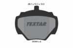 TEXTAR set placute frana, frana disc TEXTAR 2034402 (2034402)