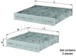 KNECHT Filtru, aer habitaclu KNECHT LAK 191/S (LAK 191/S)