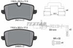 TEXTAR set placute frana, frana disc TEXTAR Q+ 2521401 (2521401)