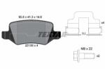 TEXTAR set placute frana, frana disc TEXTAR Q+ 2313803 (2313803)