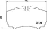 BREMBO set placute frana, frana disc BREMBO PRIME LINE P A6 023 (P A6 023)