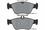 TEXTAR set placute frana, frana disc TEXTAR Q+ 2166404 (2166404)