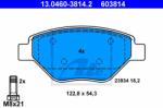 ATE set placute frana, frana disc ATE 13.0460-3814.2 (13.0460-3814.2)