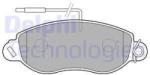 DELPHI set placute frana, frana disc DELPHI LP1848 (LP1848)