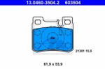 ATE set placute frana, frana disc ATE 13.0460-3504.2 (13.0460-3504.2)