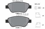TEXTAR set placute frana, frana disc TEXTAR Q+ 2398202 (2398202)