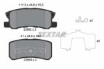 TEXTAR set placute frana, frana disc TEXTAR 2358202 (2358202)