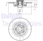 DELPHI Disc frana DELPHI BG9026RS (BG9026RS) - automobilus