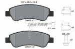 TEXTAR set placute frana, frana disc TEXTAR Q+ 2446503 (2446503)