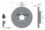 TEXTAR Disc frana TEXTAR PRO 92121403 (92121403)