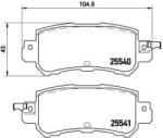 BREMBO set placute frana, frana disc BREMBO PRIME LINE P 49 047 (P 49 047)
